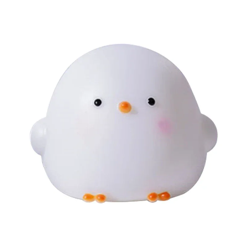 Chick Doll Small Night Light Electronic Luminous Toy Anime Figure Warm Light Atmosphere Decoration Cute Shape Children Gift