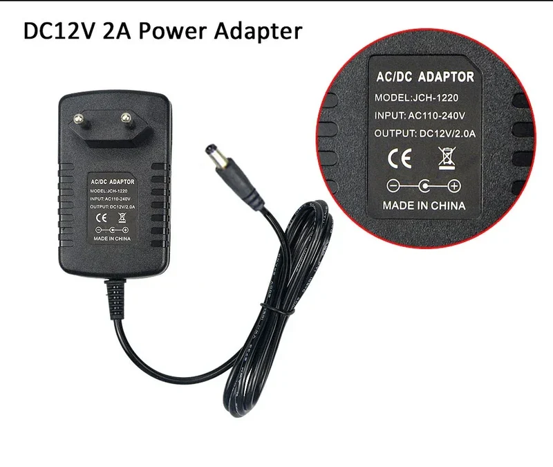 Electronic Power Supply Transformer for Led Light Strips AC/DC 110V 220V to 12V 1A 2A 3A Power Converter Adapter LED Driver