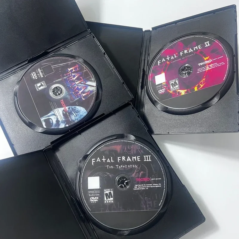 Retro video game Fatal Frame Series NTSC U/C Version copy digital burning disc DVD For PS direct reading modification machine