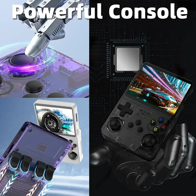 New R36HD Retro Handheld Video Game Console ARKOS System 3.5 Inch IPS Screen Classic Portable Pocket Video Player Games Boy Gift