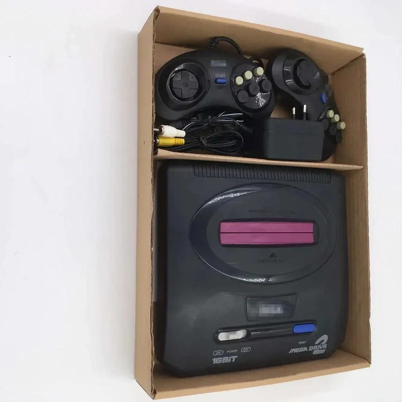 Retro 16Bit Game Console for Sega Mega Drive 2 Old Fashioned MD Game Console(Include 5 different kind of games)