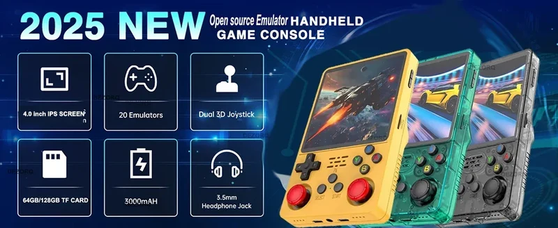 New TV Game Console 128G Built In 50000 Retro Games 50 Emulators Videojuegos Consola Dual Wireless Gamepad X10 Pro Game Stick 4K