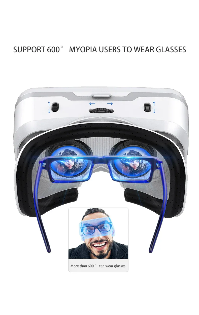 VR Shinecon 10.0 Helmet 3D Glasses Virtual Reality Casque For Smartphone Smart Phone Goggles Headset Viar Video Game Binoculars