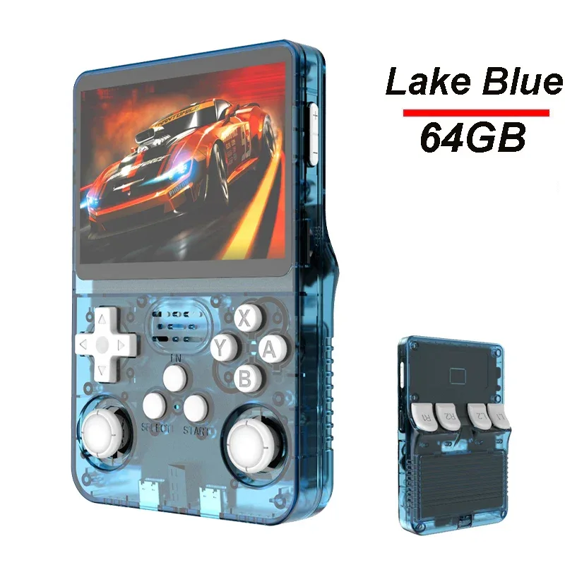 R36S Retro Handheld Video Game Console ARKOS System 3.5 Inch IPS Screen Classic Portable Pocket Video Player 128G Games Boy Gift