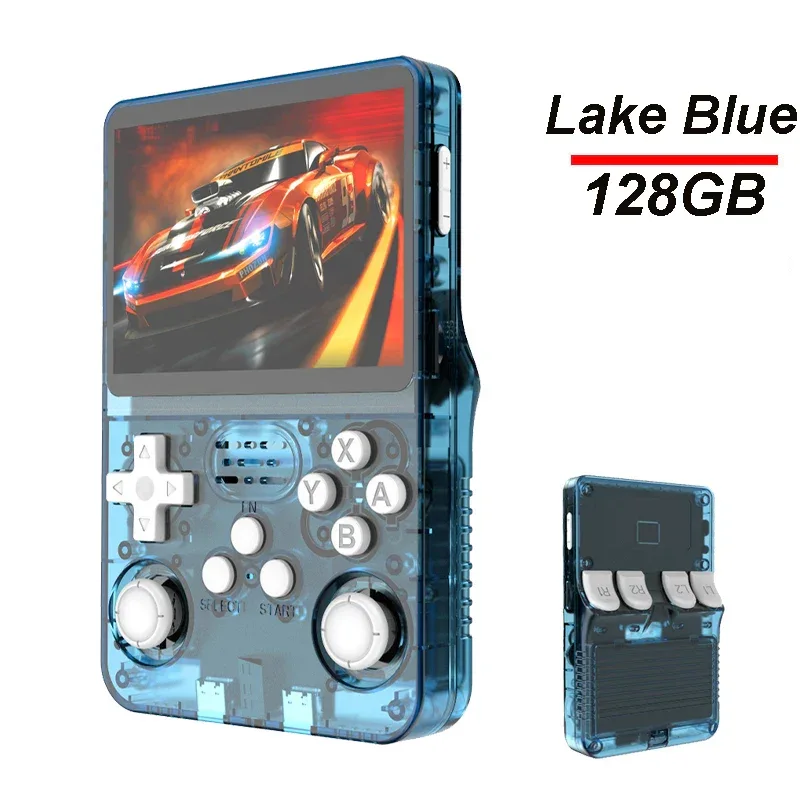 R36S Retro Handheld Video Game Console ARKOS System 3.5 Inch IPS Screen Classic Portable Pocket Video Player 128G Games Boy Gift