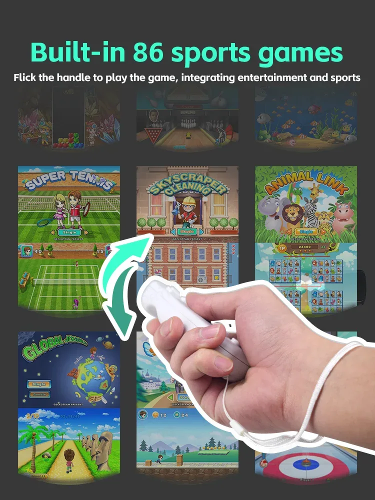 Retro Game With 2.4G Wireless Controller 4k Classic Motion Sensing Game Console Video Game Built in 1000 NES Games