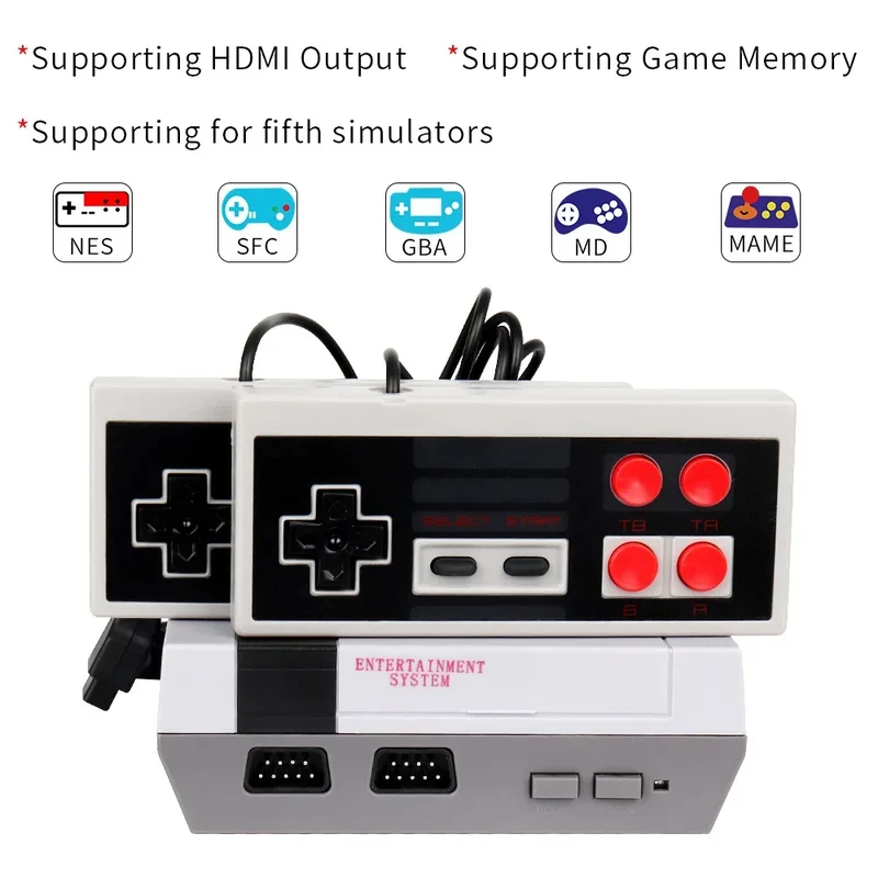 Hot 5 simulators 1000 Classic Games Player Retro Video Game Console Support game card download For nes Game Controller HD Out