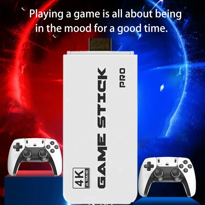 For M15 Gaming Stick VideoTVGaming Console Wireless Gamepad Over40000/50000 Classic Arcade Games HD Graphics Two-Player Battles
