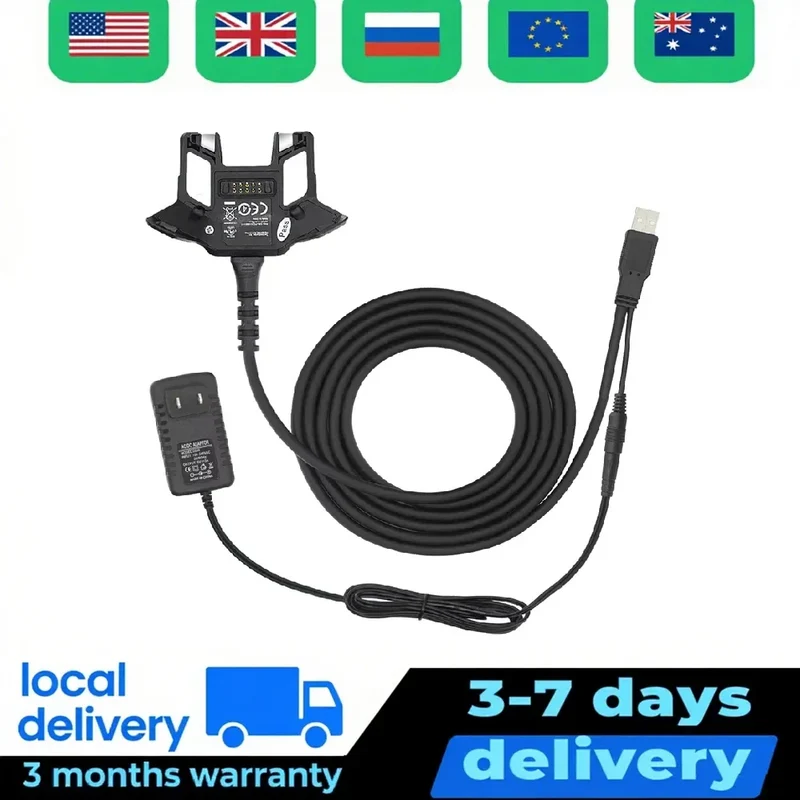 CBL-TC7X-USB1-01 Charger with Cable for Zebra Symbol Motorola TC70 TC72 TC75 TC75X TC77