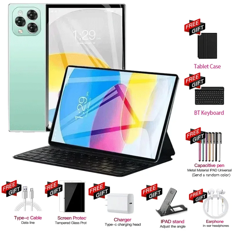 IPad Air Pro 11 inch Global Edition Original Tablet 22GB 2TB Android 14 4K HD 5G Dual SIM Video Call WIFI HD Screen Tablet