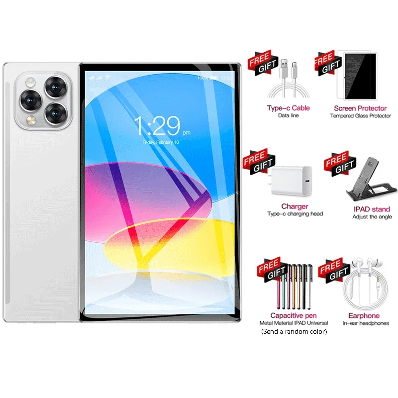 IPad Air Pro 11 inch Global Edition Original Tablet 22GB 2TB Android 14 4K HD 5G Dual SIM Video Call WIFI HD Screen Tablet