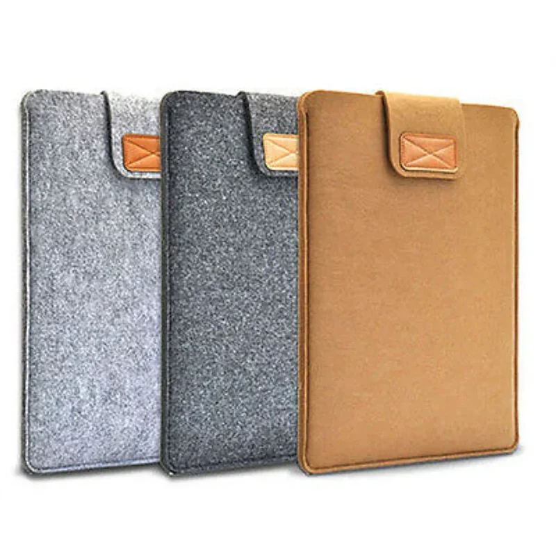Anti-Scratch Felt Protector Bag Laptops Tablet Protection Case Pouch Light Sleeve For 11 13 15 Inch iPad Pro Macbook Storage Bag