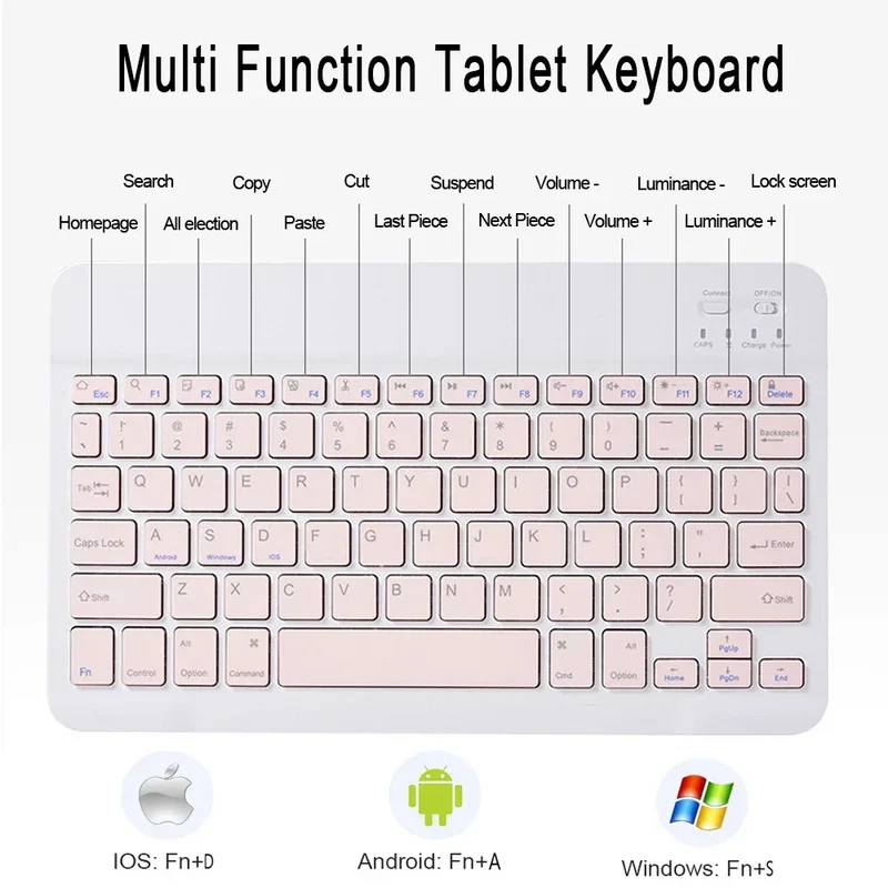 Spanish Keyboard Case For iPad Air Pro 11 13 2024,iPad 10.2 7/8/9th 10th 2022 Gen Air 3 4 5 10.9 Pro 12.9 Funda Cover For iPad