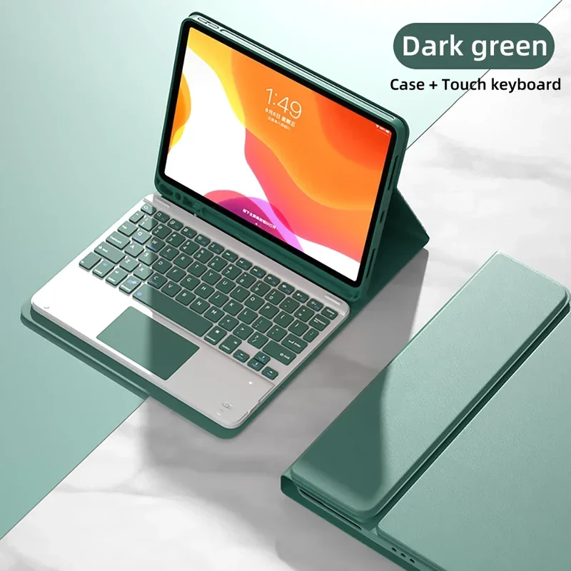 Spanish Keyboard Case For iPad Air Pro 11 13 2024,iPad 10.2 7/8/9th 10th 2022 Gen Air 3 4 5 10.9 Pro 12.9 Funda Cover For iPad