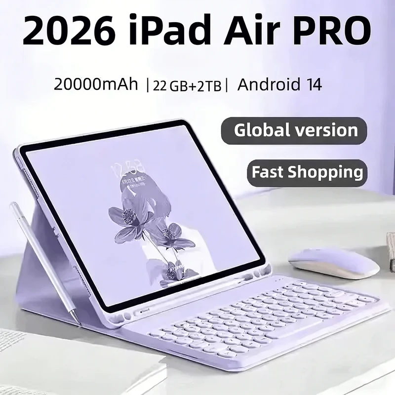 Original Tablet iPad Air Pro 11 Inch 22GB RAM 2TB ROM tablet Android 14 Pad Tablet PC Phone Dual SIM Wifi Multifunction Tab PC