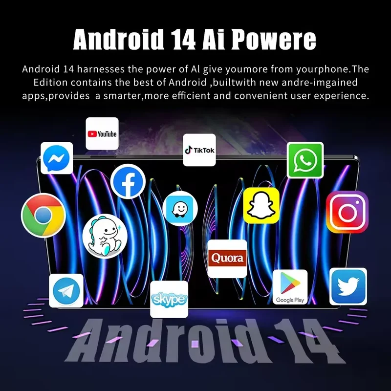 Original Tablet iPad Air Pro 11 Inch 22GB RAM 2TB ROM tablet Android 14 Pad Tablet PC Phone Dual SIM Wifi Multifunction Tab PC