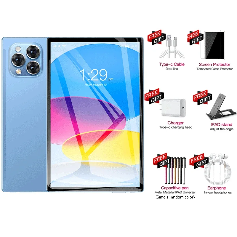 Original Tablet iPad Air Pro 11 Inch 22GB RAM 2TB ROM tablet Android 14 Pad Tablet PC Phone Dual SIM Wifi Multifunction Tab PC