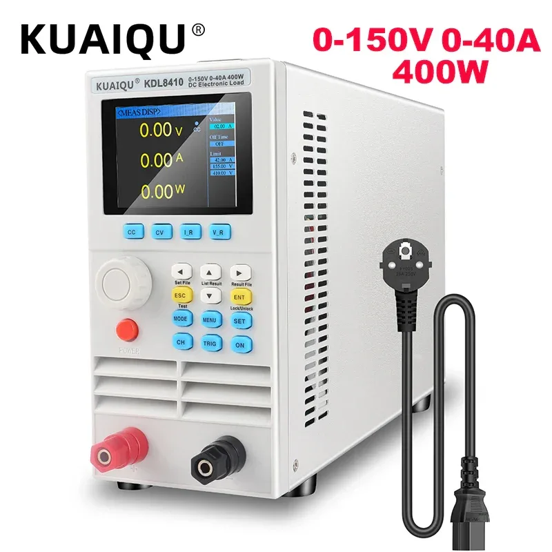 Programmable DC Electronic Load 150V 40A 400W Digital Battery Capacity Tester Electronic Load Meter Aging Instrument ET5410A+