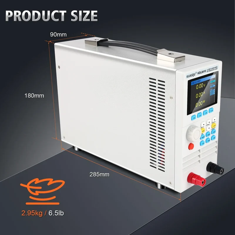 Programmable DC Electronic Load 150V 40A 400W Digital Battery Capacity Tester Electronic Load Meter Aging Instrument ET5410A+