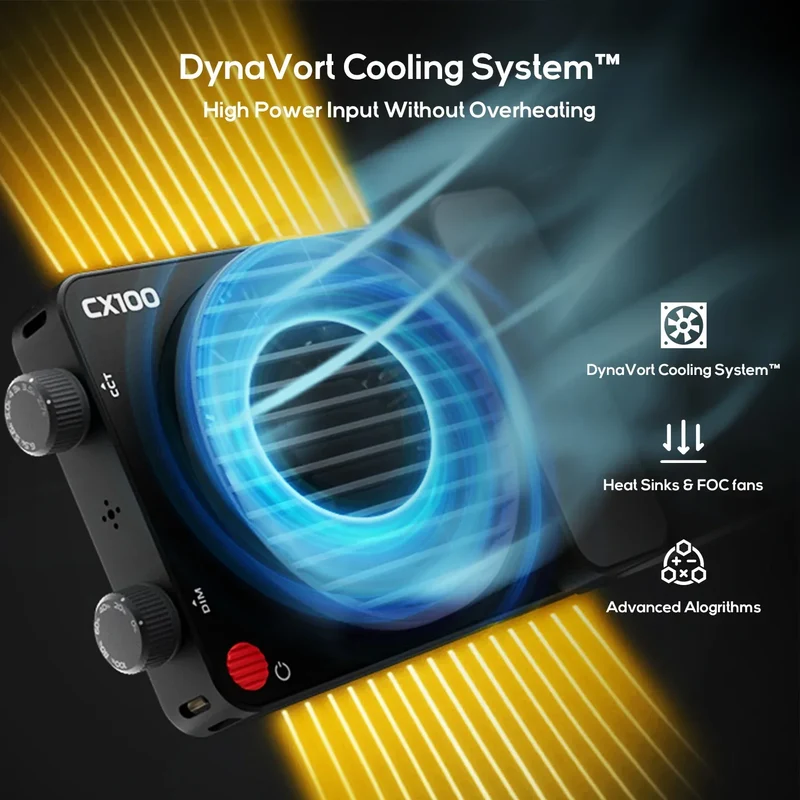 ZHIYUN Official CINEPEER CX100 100W Pocket Video Light Handheld Led COB Light Photo Fill Light Photography Lighting