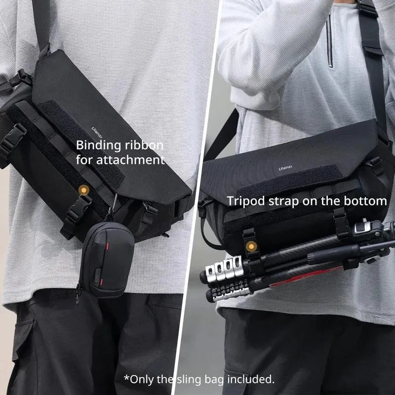 Ulanzi BC08 Sling Bag Photography Shoulder Bag for Tripod Mirrorless Camera Smartphone Tablet Waterproof Bag