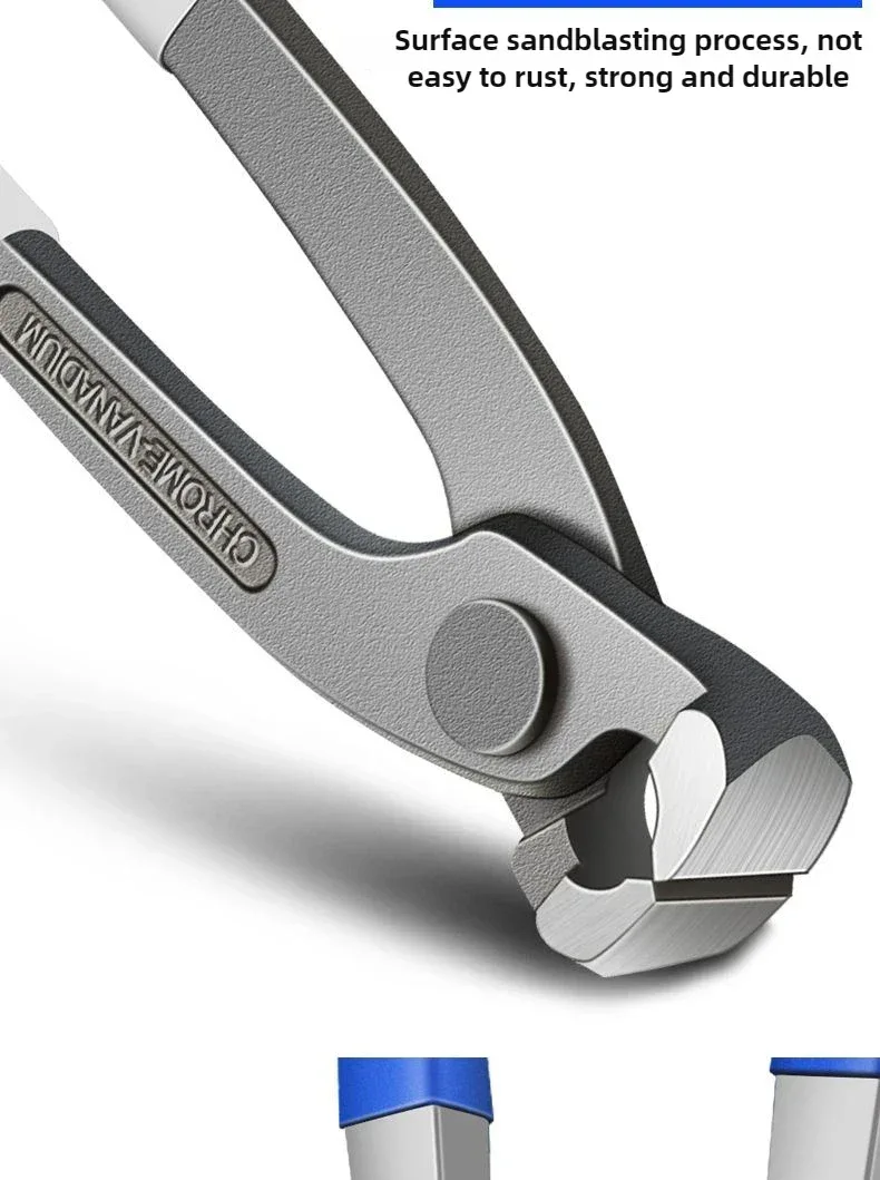 RUR Tower Pincers Non-slip Grips Pliers Flat Mouth Cattle Horse Hoof Nippers Snips Puller Hand Tools Pulling Nails Cutting Wires