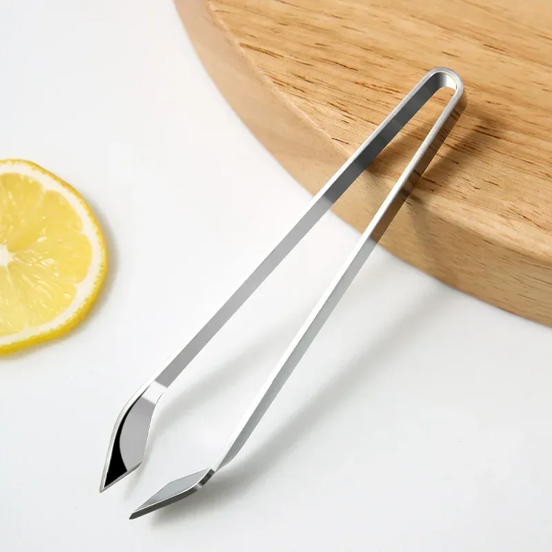 1 PC Stainless Steel Fish Bone Tweezers Pincer Clip Puller Remover Tongs Fish Bone Plucking Clamp Kitchen Gadgets Seafood Tools