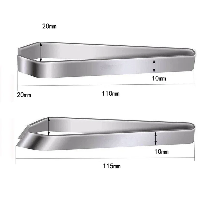 1 PC Stainless Steel Fish Bone Tweezers Pincer Clip Puller Remover Tongs Fish Bone Plucking Clamp Kitchen Gadgets Seafood Tools