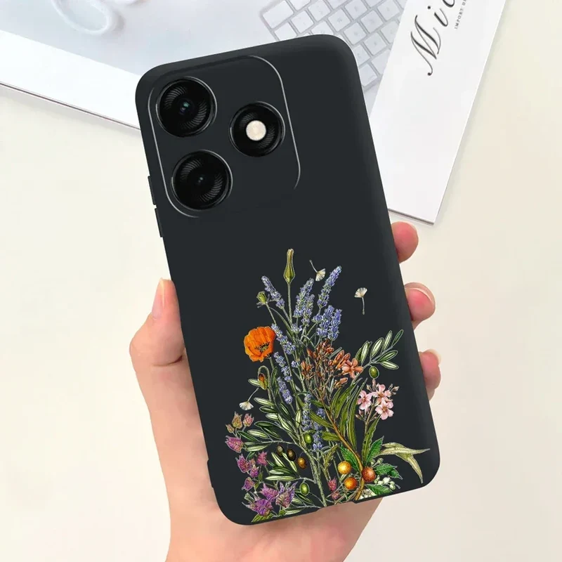 For Tecno Spark 20 Case Spark 20C BG7n Prety Girls Butterfly Painted Phone Case For Tecno Spark 20 Pro Spark20 C Soft TPU Fundas