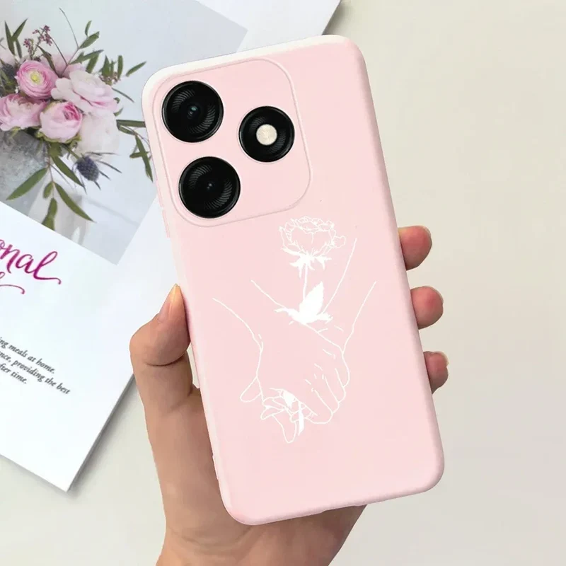 For Tecno Spark 20 Case Spark 20C BG7n Prety Girls Butterfly Painted Phone Case For Tecno Spark 20 Pro Spark20 C Soft TPU Fundas