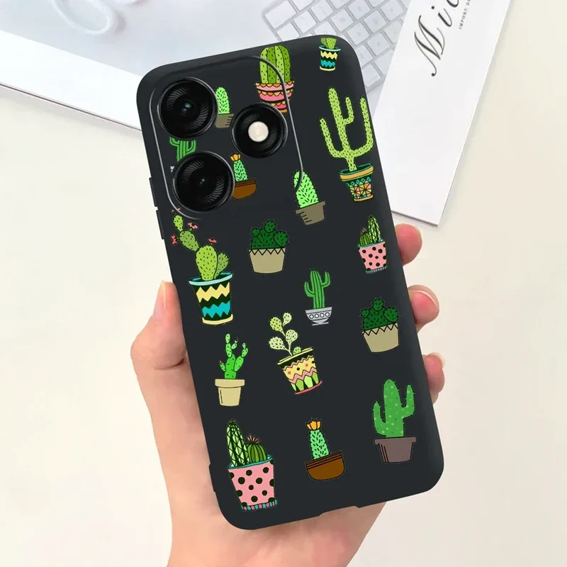 For Tecno Spark 20 Case Spark 20C BG7n Prety Girls Butterfly Painted Phone Case For Tecno Spark 20 Pro Spark20 C Soft TPU Fundas