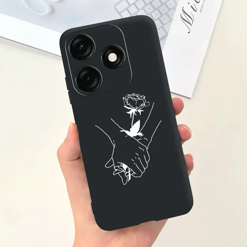 For Tecno Spark 20 Case Spark 20C BG7n Prety Girls Butterfly Painted Phone Case For Tecno Spark 20 Pro Spark20 C Soft TPU Fundas