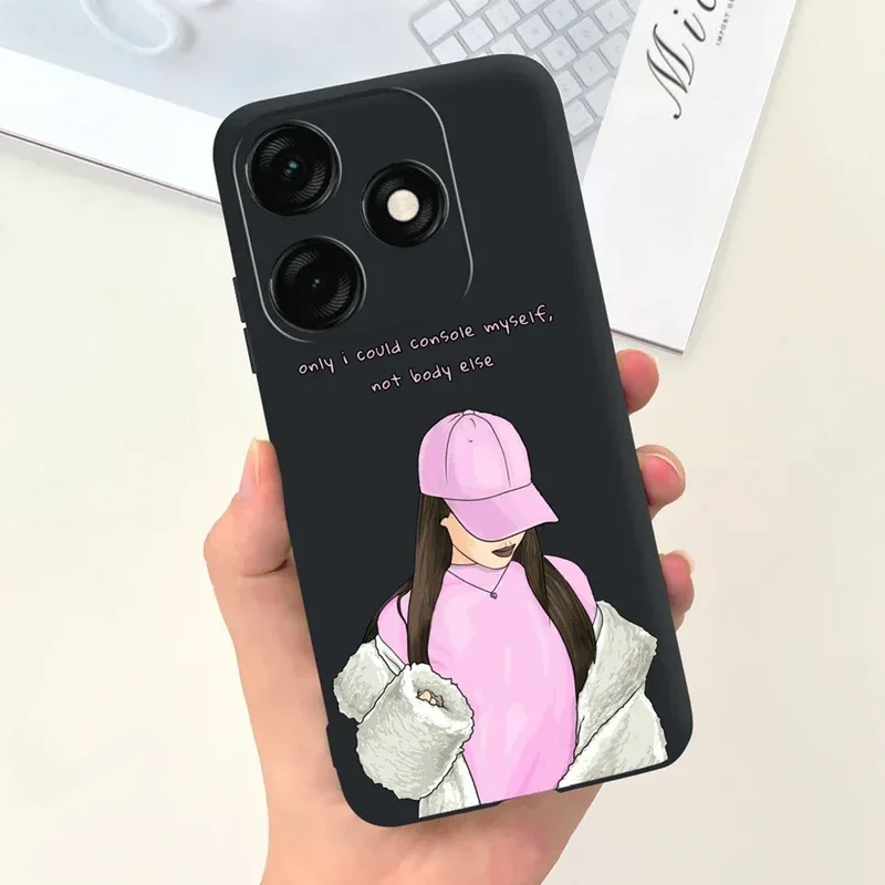 For Tecno Spark 20 Case Spark 20C BG7n Prety Girls Butterfly Painted Phone Case For Tecno Spark 20 Pro Spark20 C Soft TPU Fundas