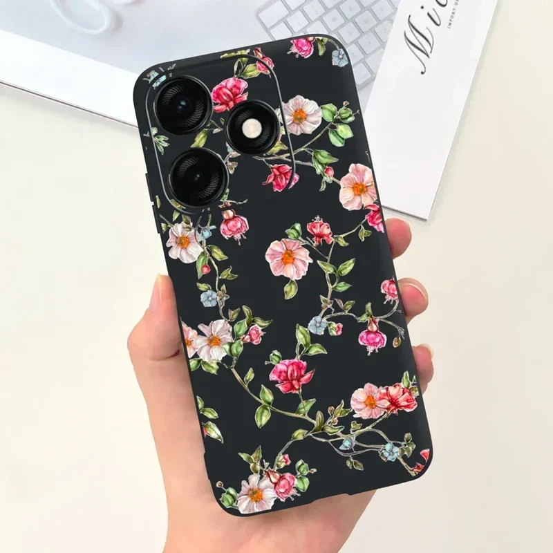 For Tecno Spark 20 Case Spark 20C BG7n Prety Girls Butterfly Painted Phone Case For Tecno Spark 20 Pro Spark20 C Soft TPU Fundas