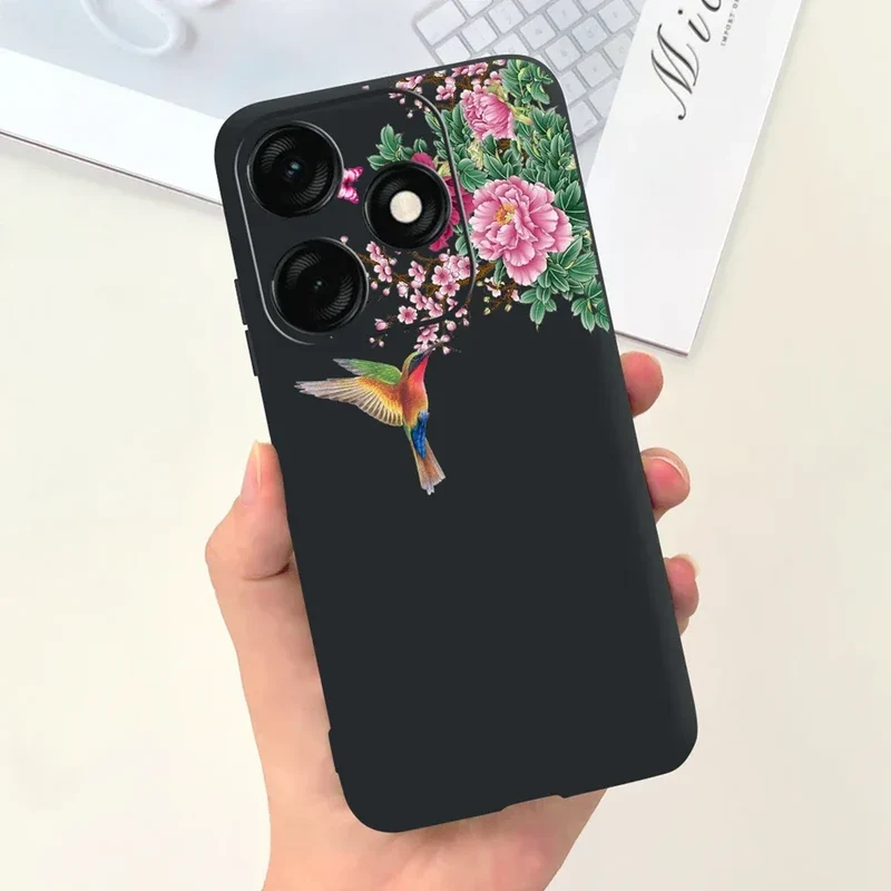 For Tecno Spark 20 Case Spark 20C BG7n Prety Girls Butterfly Painted Phone Case For Tecno Spark 20 Pro Spark20 C Soft TPU Fundas