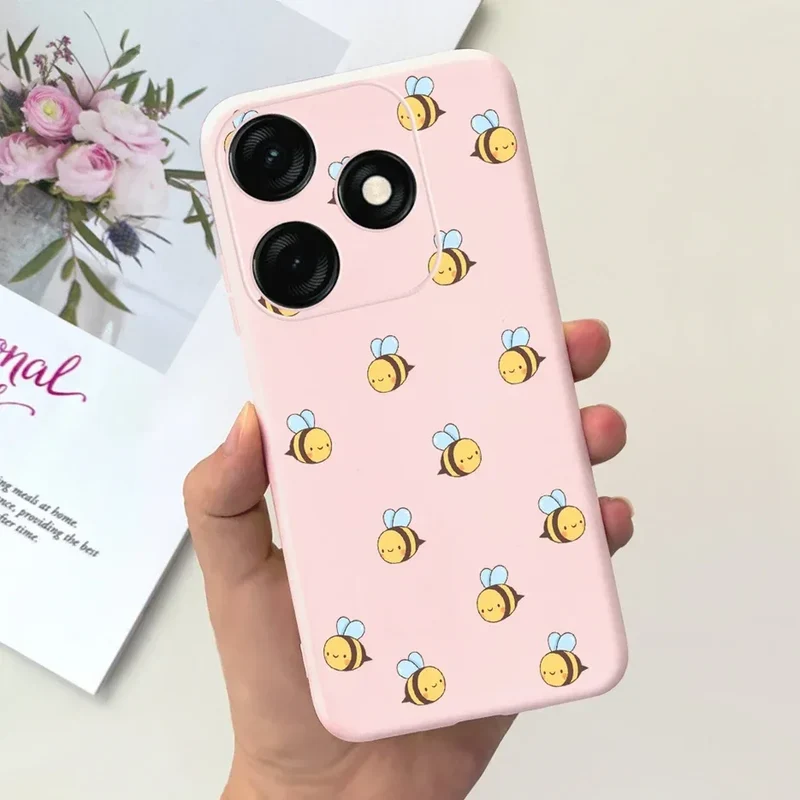 For Tecno Spark 20 Case Spark 20C BG7n Prety Girls Butterfly Painted Phone Case For Tecno Spark 20 Pro Spark20 C Soft TPU Fundas