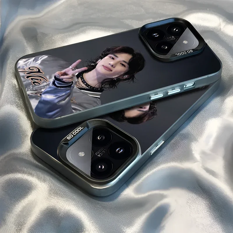 Epc Rapper Dancer H-HyunJin Phone Case IMD Phone Case For IPhone 16 15 14 13 12 11 Pro Max Plus Color Silver Cover