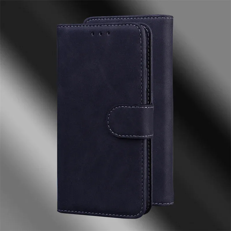 For Xiaomi Redmi 13 Case Solid Color Leather Flip Phone Case for Xaomi Redmi 13 Cover Redmi13 13C 5G Wallet Card Slots Etui