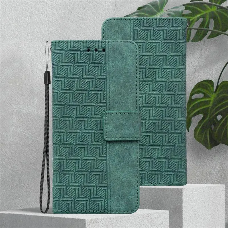 For Xiaomi Redmi 13 Case Solid Color Leather Flip Phone Case for Xaomi Redmi 13 Cover Redmi13 13C 5G Wallet Card Slots Etui