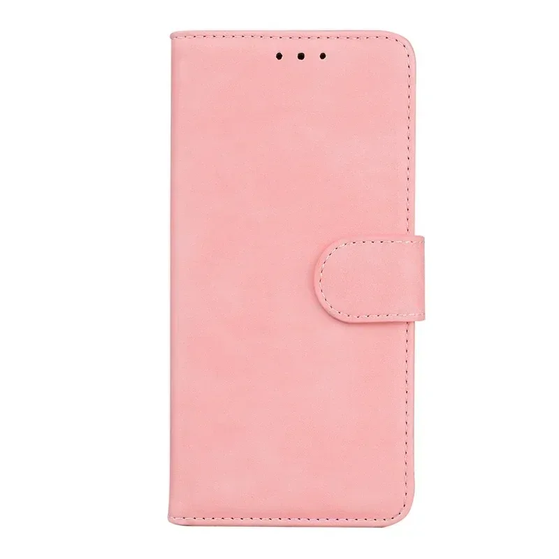 For Xiaomi Redmi 13 Case Solid Color Leather Flip Phone Case for Xaomi Redmi 13 Cover Redmi13 13C 5G Wallet Card Slots Etui
