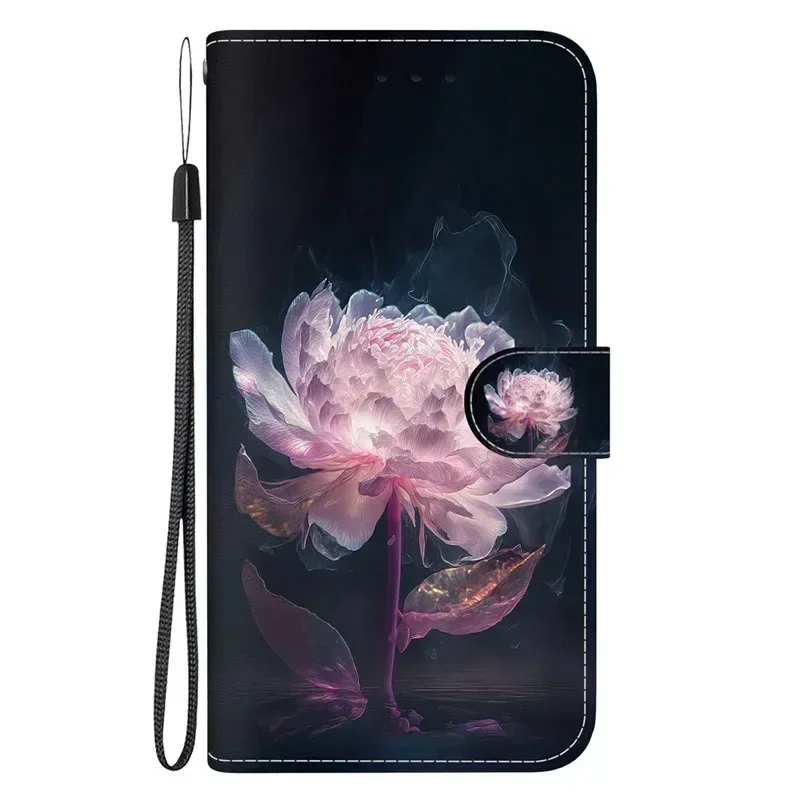 For Xiaomi Redmi 13 Case Solid Color Leather Flip Phone Case for Xaomi Redmi 13 Cover Redmi13 13C 5G Wallet Card Slots Etui