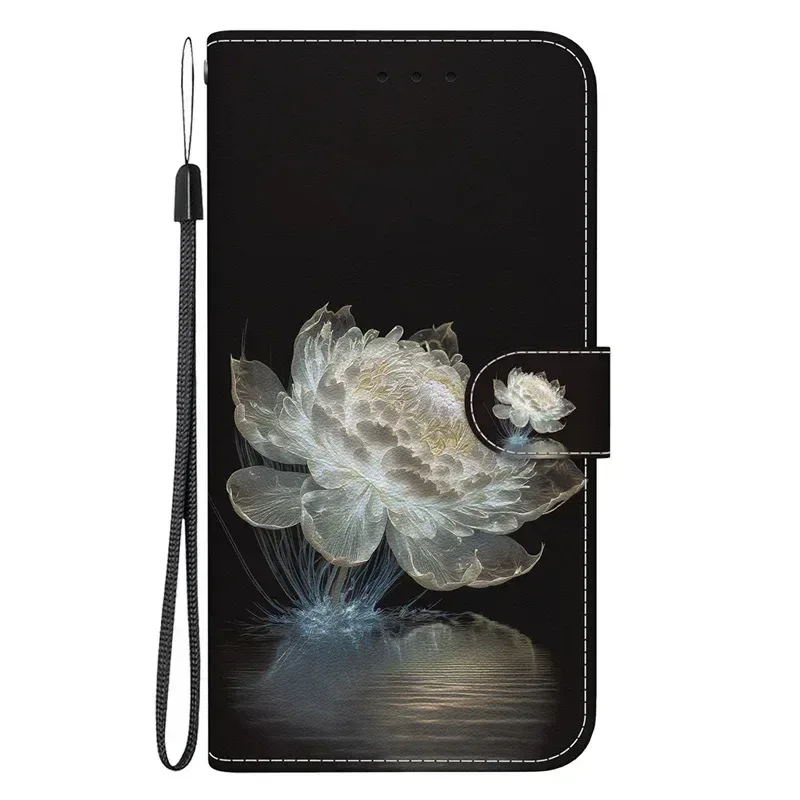 For Xiaomi Redmi 13 Case Solid Color Leather Flip Phone Case for Xaomi Redmi 13 Cover Redmi13 13C 5G Wallet Card Slots Etui