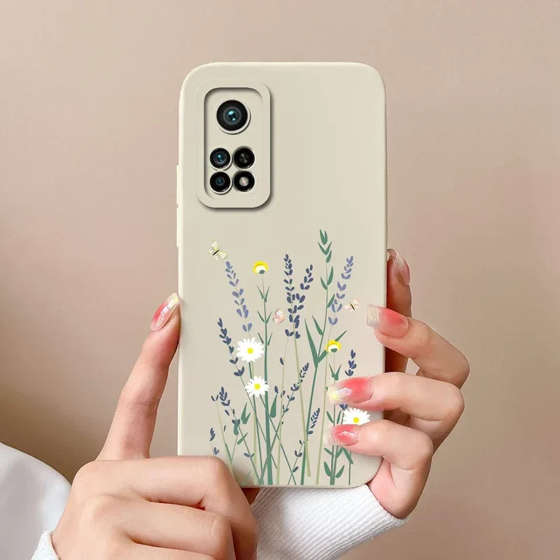 For Xiaomi Mi 10T 5G Phone Case Matte Liquid Silicone Shell For Xiaomi Mi 10T Pro 5G Cute Cat Cartoons Ultrathin Fashion Fundas
