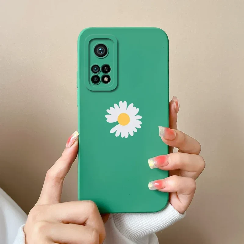 For Xiaomi Mi 10T 5G Phone Case Matte Liquid Silicone Shell For Xiaomi Mi 10T Pro 5G Cute Cat Cartoons Ultrathin Fashion Fundas