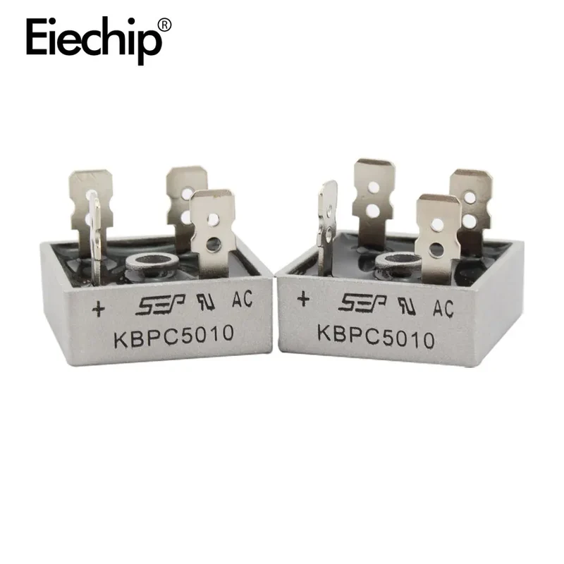 2PCS/Lot KBPC5010 Diode bridge rectifiers diodes 50A 1000V KBPC 5010 power rectifier diode electronic components