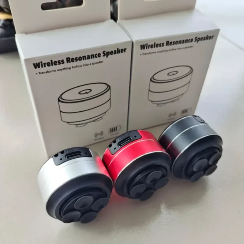 Mini Bone Conduction Speaker Vibration Stereo Audio Digital TWS Wireless Bluetooth Speakers Portable Metal Speaker Dropshipping