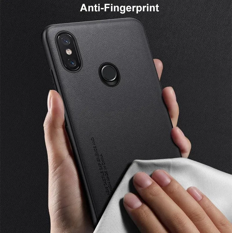Luxury PU Leather Case For Xiaomi Mi 8 Mi8 Back Cover Matte Silicone Full Protection Phone Case For Xiaomi 8 Xiaomi8 Coque