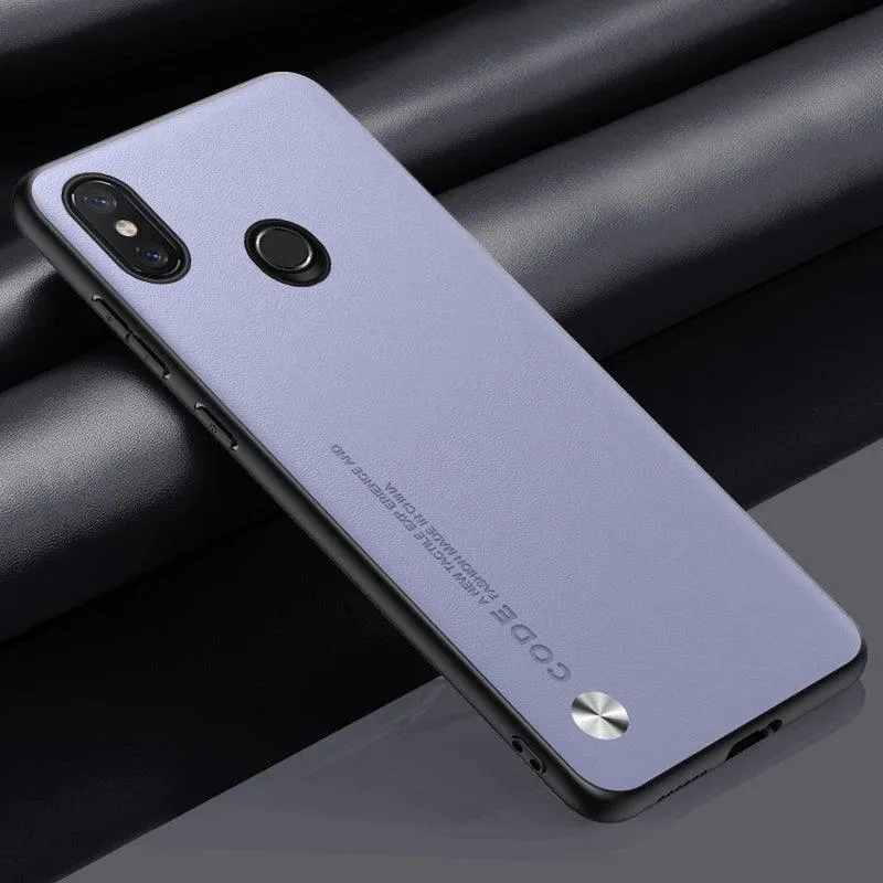 Luxury PU Leather Case For Xiaomi Mi 8 Mi8 Back Cover Matte Silicone Full Protection Phone Case For Xiaomi 8 Xiaomi8 Coque