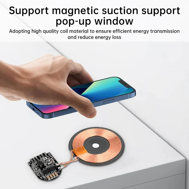 Transmitter Module Coil Circuit Board 5V 9V 5/10/15W Qi Fast Charging Wireless Charger PCBA DIY Standard Accessories