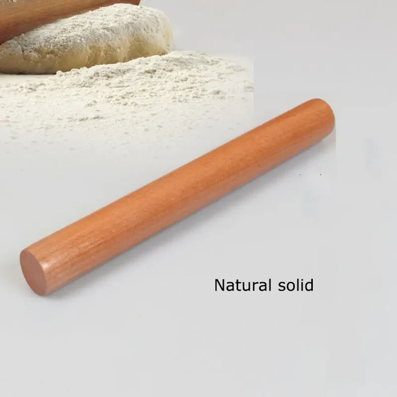 Wooden Rolling Pin Fondant Cake Decoration Dough Roller Cooking Pastry Baking Tool Kitchen Accessories